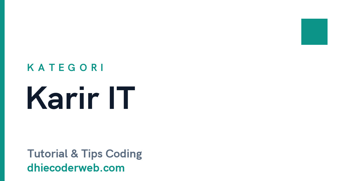 Roadmap Belajar Frontend Developer dari Nol