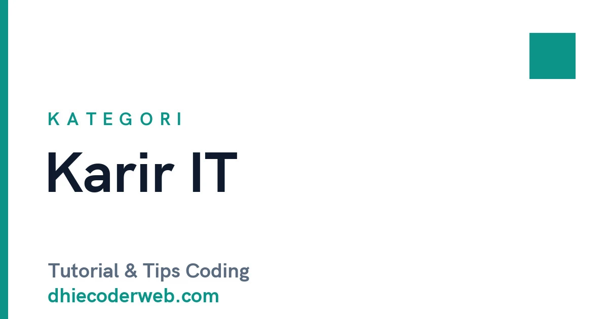 Roadmap Belajar Frontend Developer dari Nol