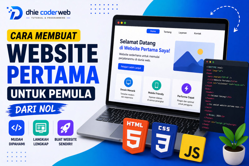 Cara Membuat Website Pertama untuk Pemula dari Nol