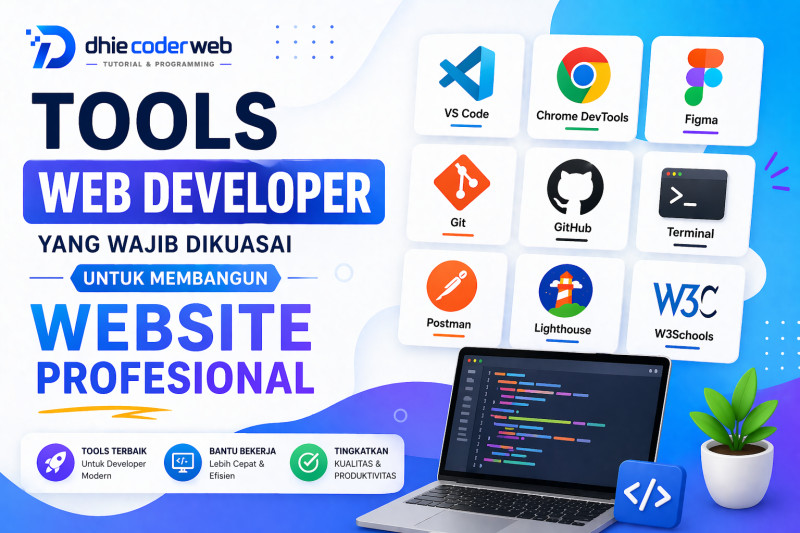Tools Web Developer yang Wajib Dikuasai untuk Membangun Website Profesional
