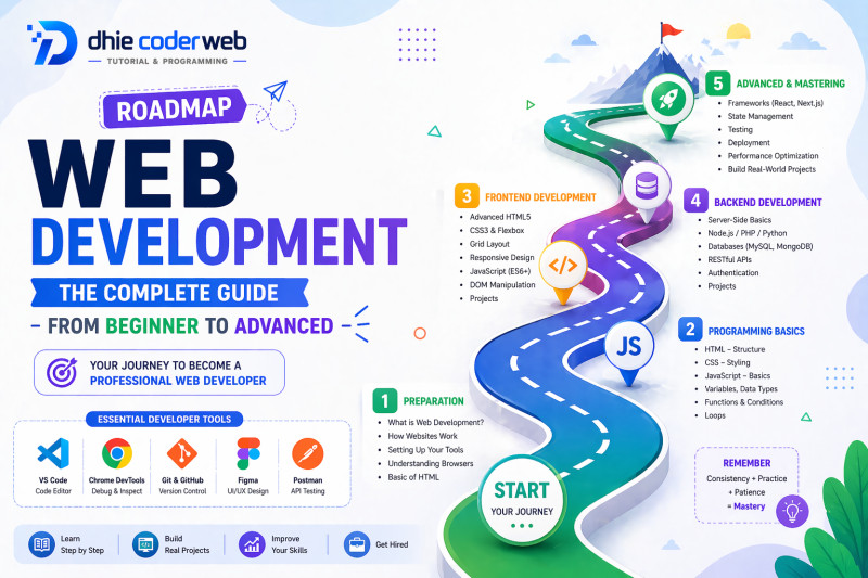 Web Development Roadmap: From Beginner to Advanced Step by Step
