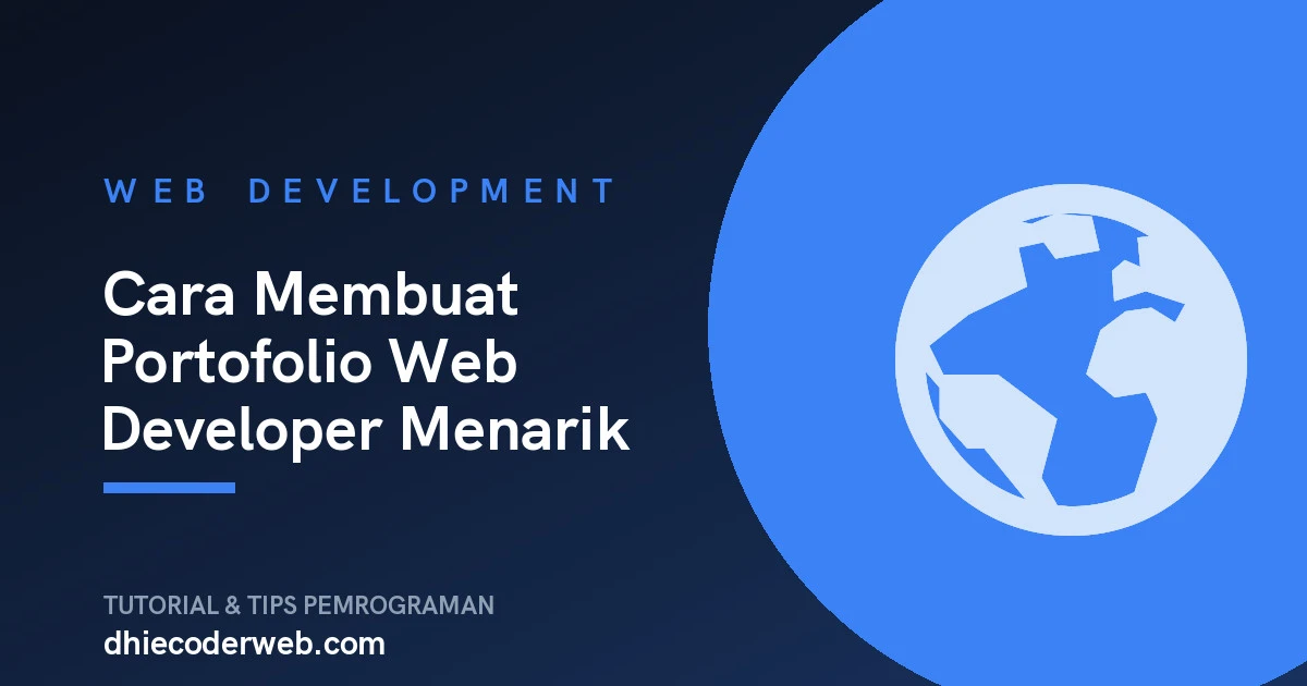 Cara Membuat Portofolio Web Developer Menarik